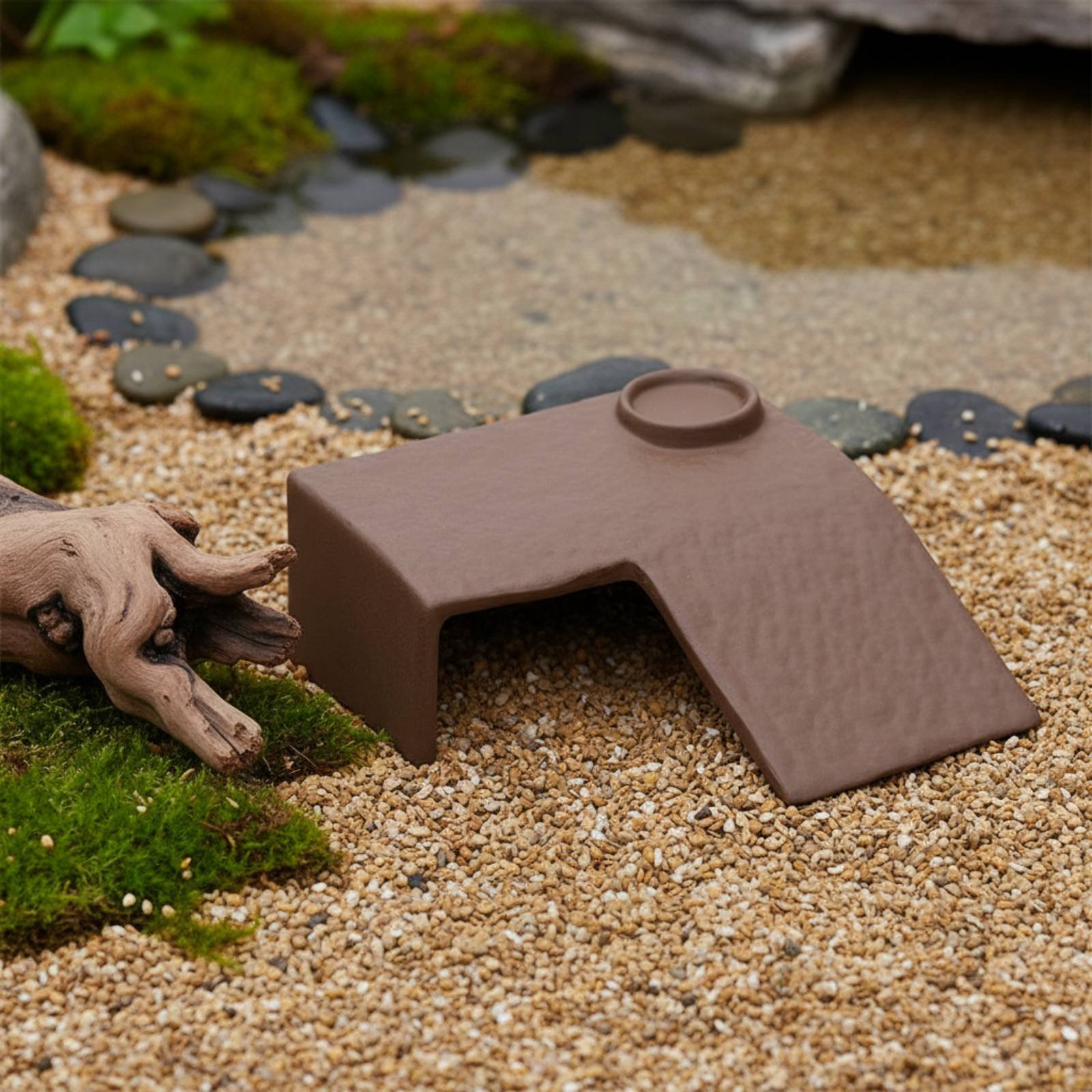 2 Pieces Turtle Basking Dock E - Hide Cave Ceramic recension och pris