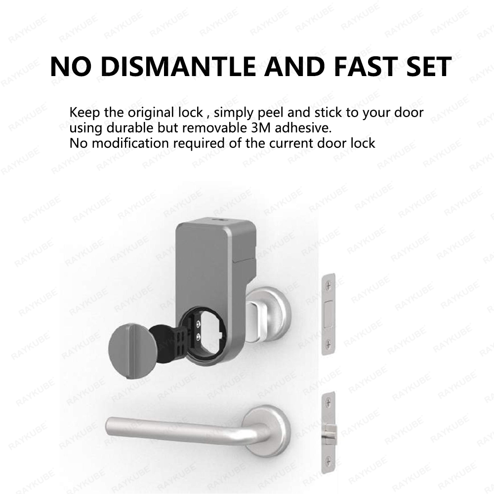 RAYKUBE A1 Pro Tuya BEL Smart  - Glass Door Hinge recension och pris