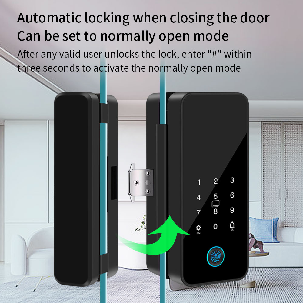 B16 Tuya APP Bluetooth Glass D - Glass Door Hinge recension och pris