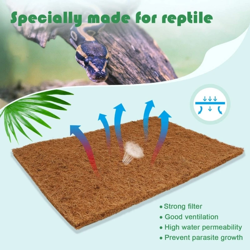 Pack Of 4 Natural Coconut Fibe - Substrate Coconut Fiber recension och pris