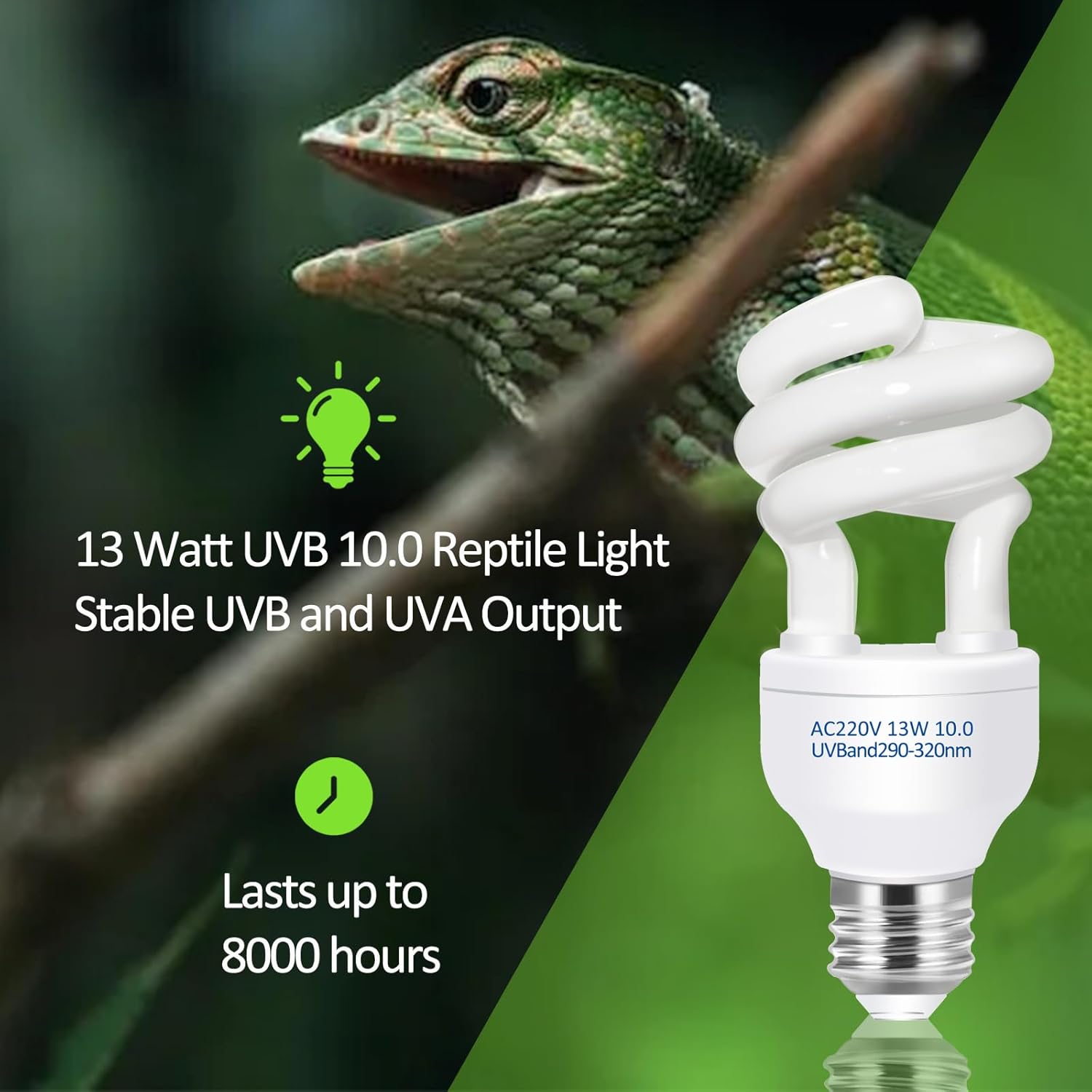 UVB 5.0 10.0 Reptile Heating L - Ceramic Heat Emitter recension och pris