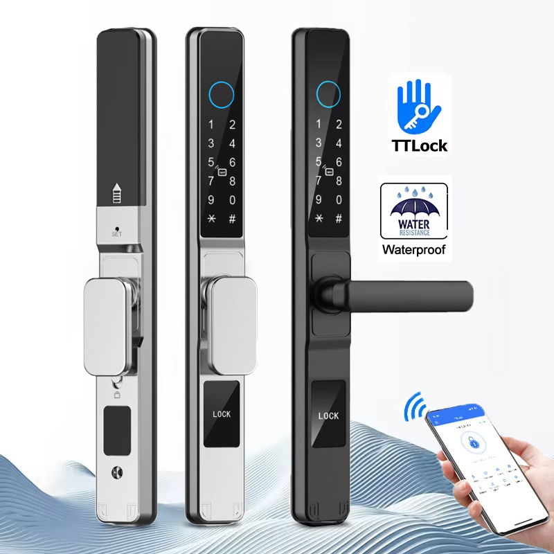 Waterproof Fingerprint Smart L - Glass Door Hinge recension och pris