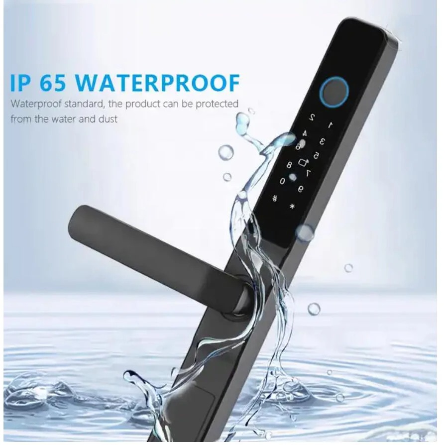 Waterproof Fingerprint Smart L - Glass Door Hinge recension och pris