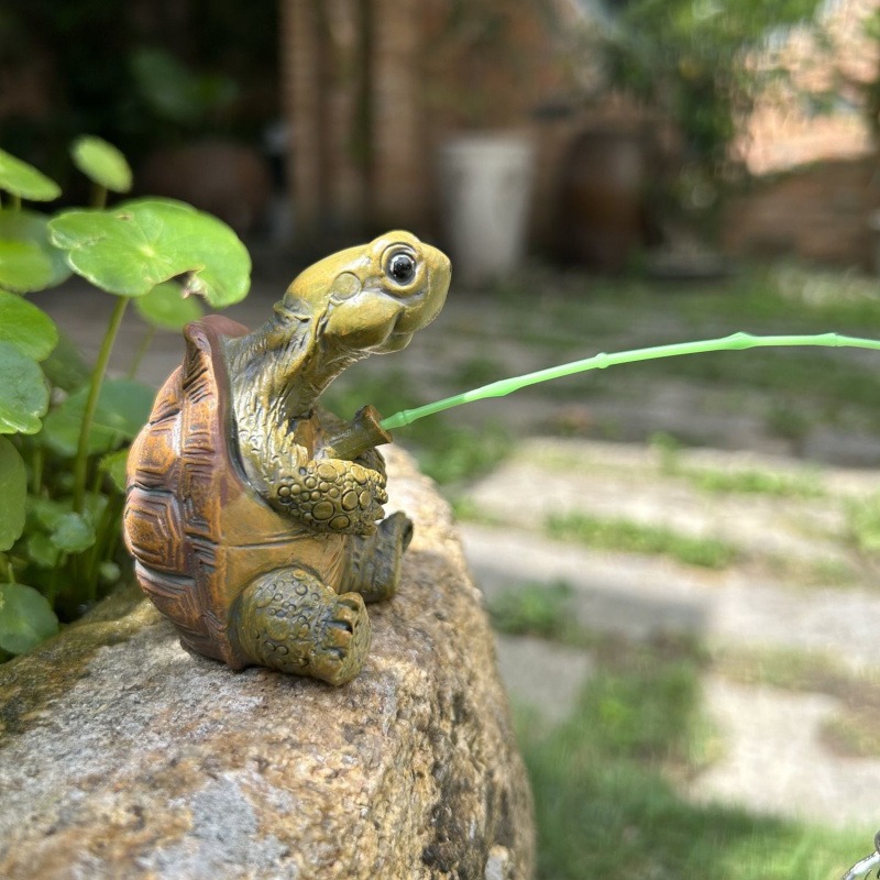 Turtle fishing fish tank aquar - Water Dish Reptile recension och pris