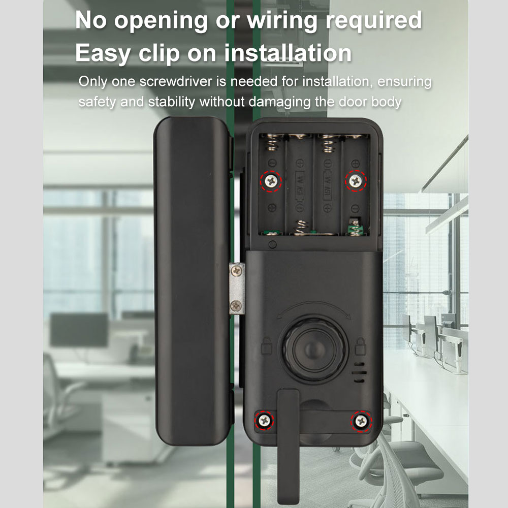Bluetooth Electronic Glass LOC - Glass Door Hinge recension och pris