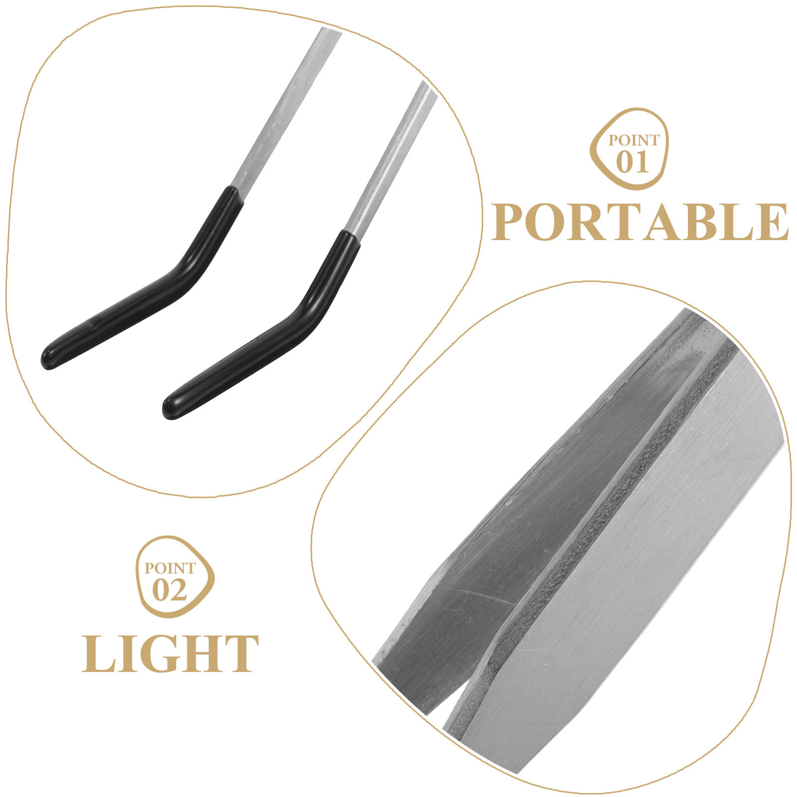 2Pcs Stainless Steel Feeding T - Feeding Tong Stainless recension och pris