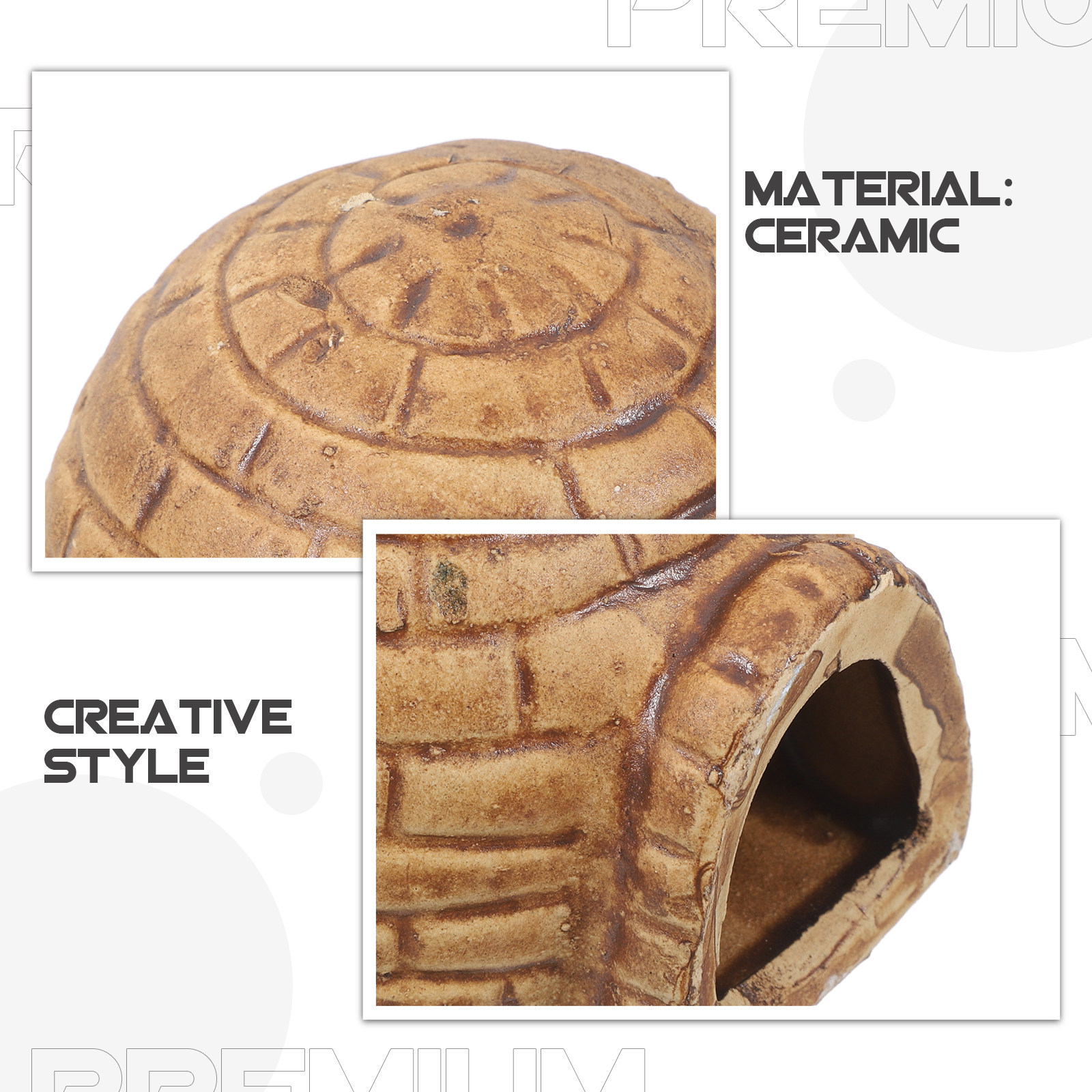 Premium Ceramic Aquarium Hides - Hide Cave Ceramic recension och pris