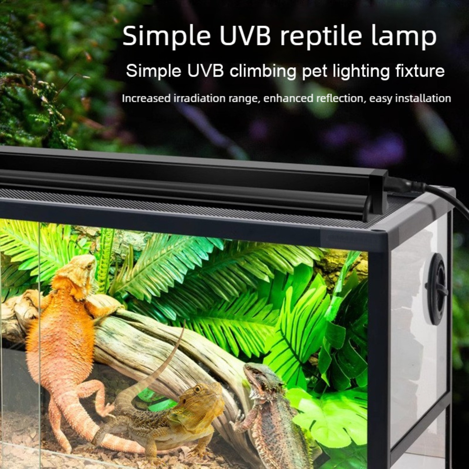 Reptile UVB Lamp Combo Kit UVA - Calcium Powder Reptile recension och pris