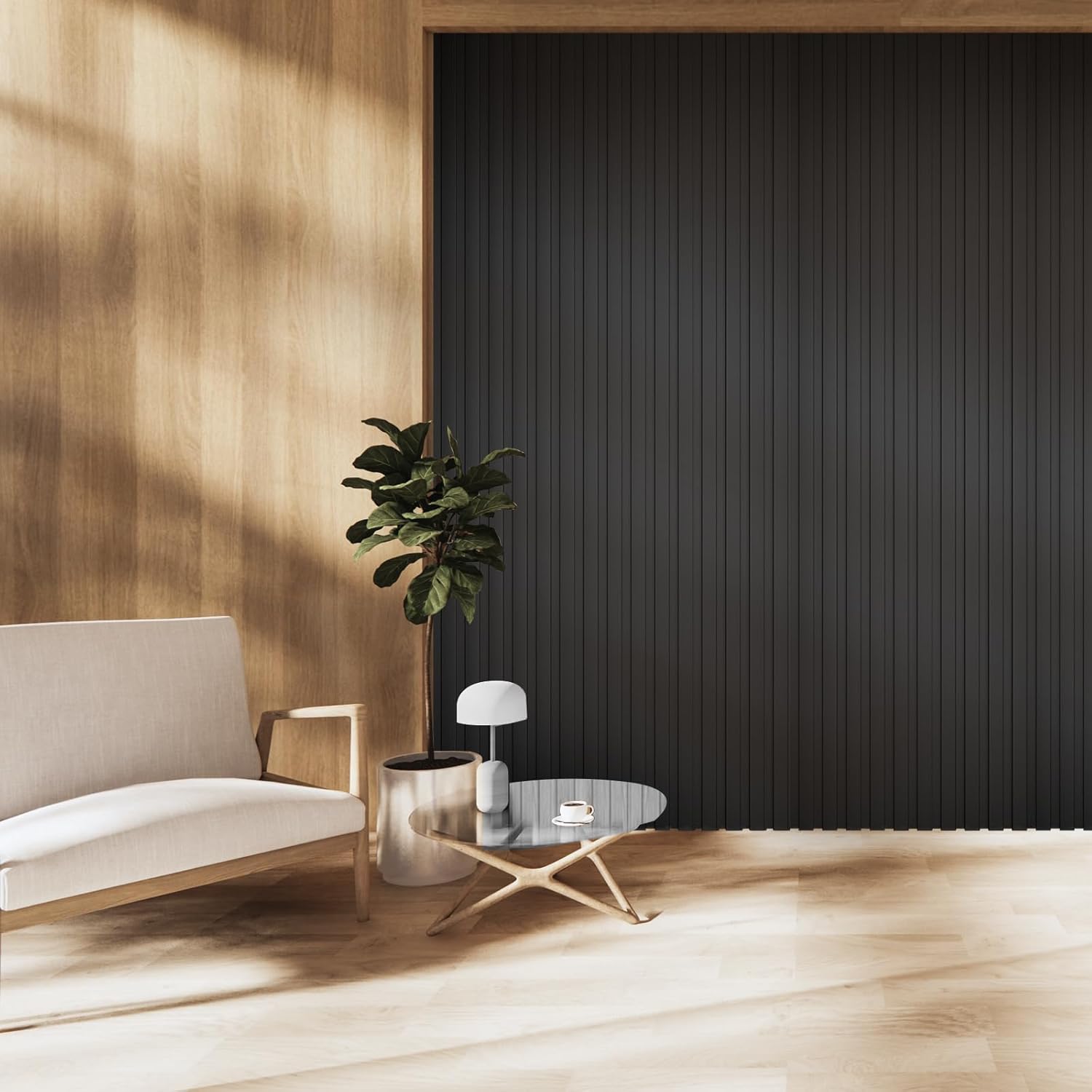 8-Pack 3D Acoustic Wall Panels - Pvc Panel Background recension och pris