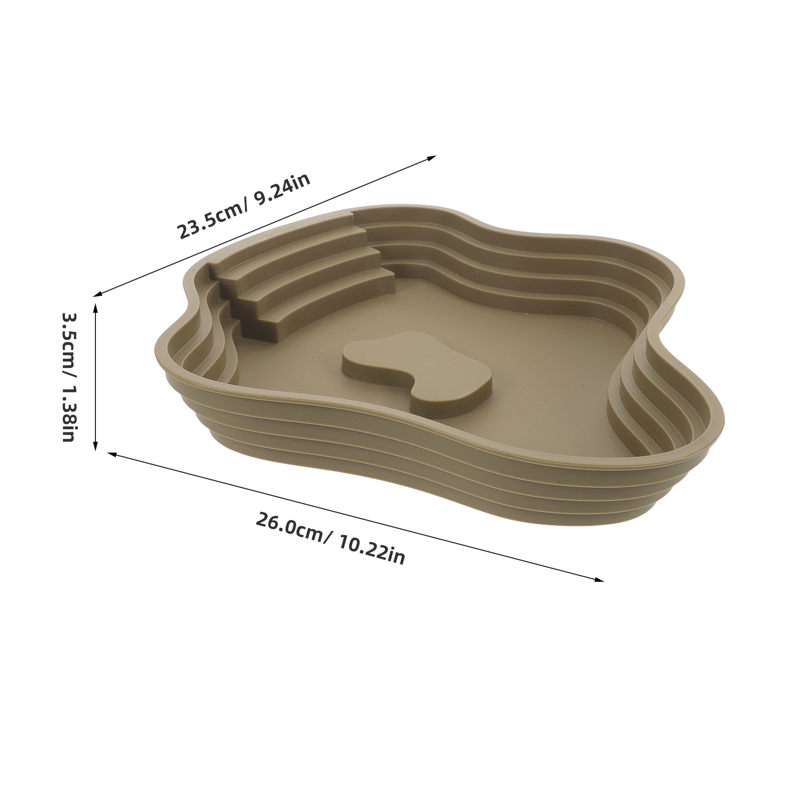 Large Turtle Reptile Bathing P - Water Dish Reptile recension och pris