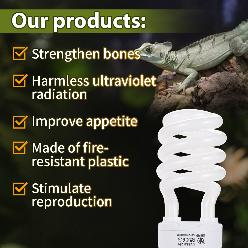 26W Pet Box Lamp Calcium Suppl - Calcium Powder Reptile recension och pris