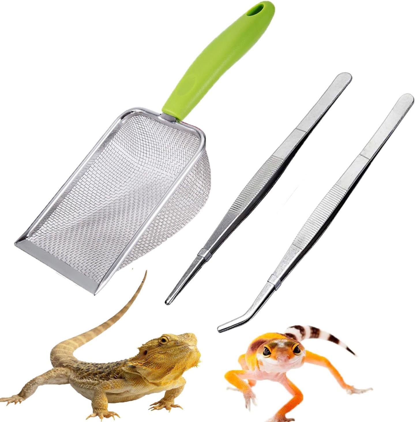 Reptile Sand Scoop Set - Fine  - Feeding Tong Stainless recension och pris