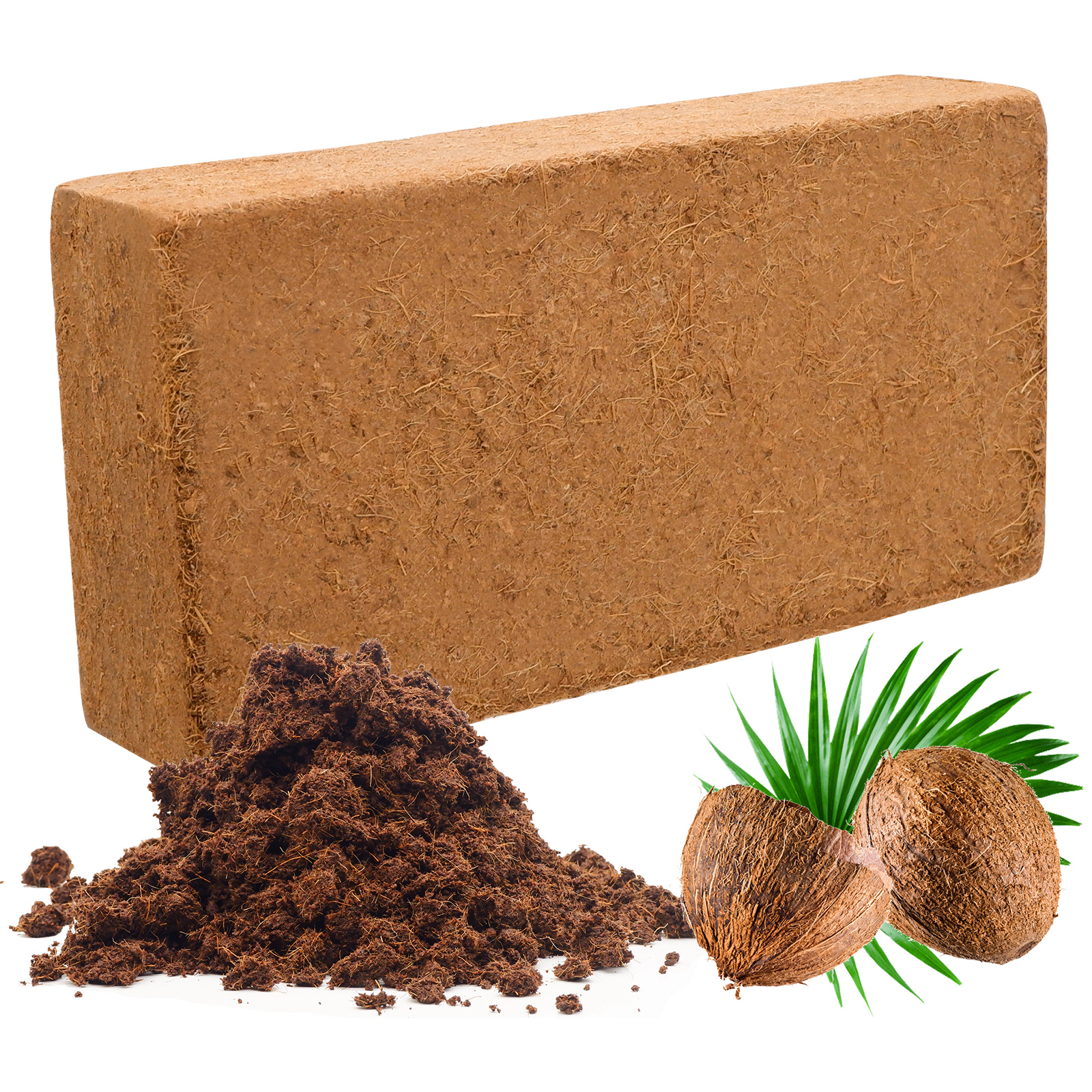 1 Pack Premium Coco Coir Brick - Substrate Coconut Fiber recension och pris