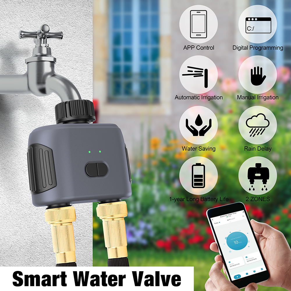 2 Outlets Tuya Smart Garden Wa - Timer Dual Outlet recension och pris