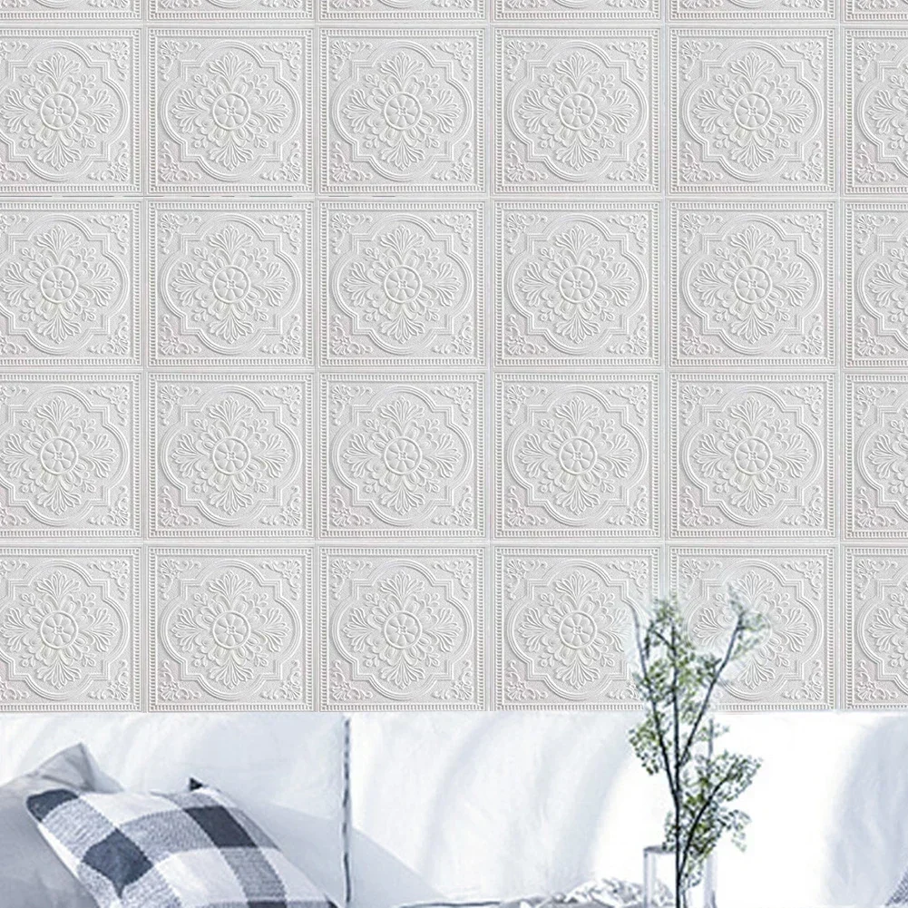1/10 Pc 3D Wall Panel Wall Sti - Pvc Panel Background recension och pris