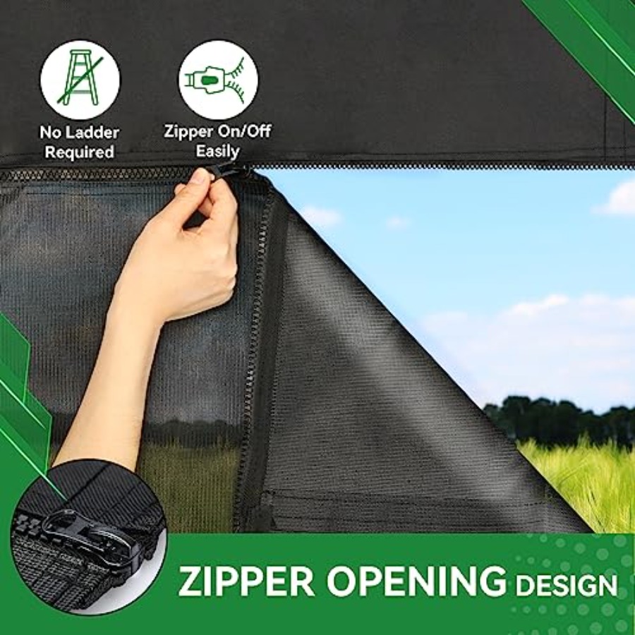 RV Awning Shade Screen 9' x 15 - Screen Top Mesh recension och pris