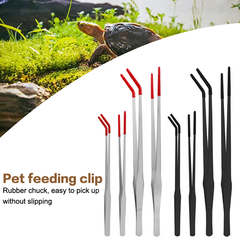 Stainless Steel Reptile Feedin - Feeding Tong Stainless recension och pris
