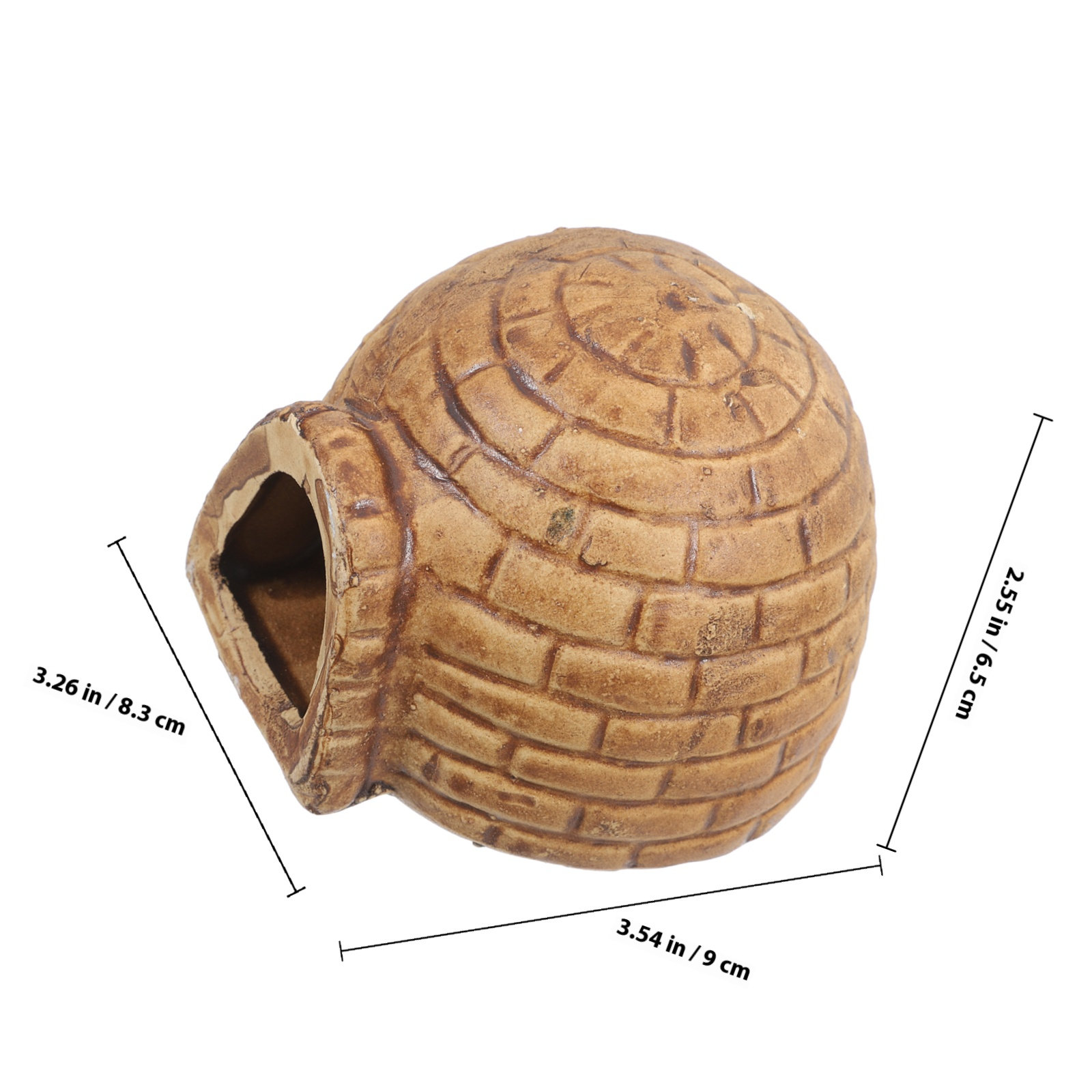 Ceramic Pleco Caves for Aquari - Hide Cave Ceramic recension och pris