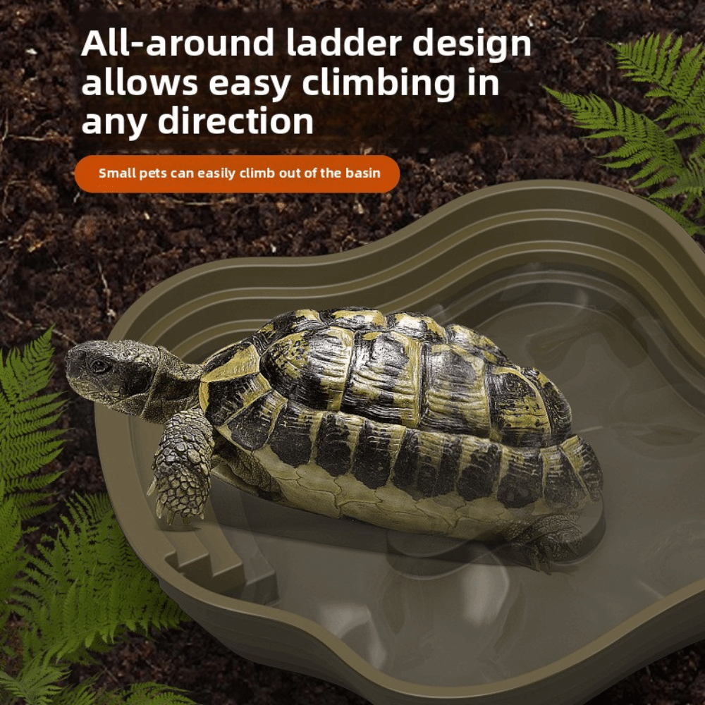 New Plastic Turtle Water Basin - Water Dish Reptile recension och pris