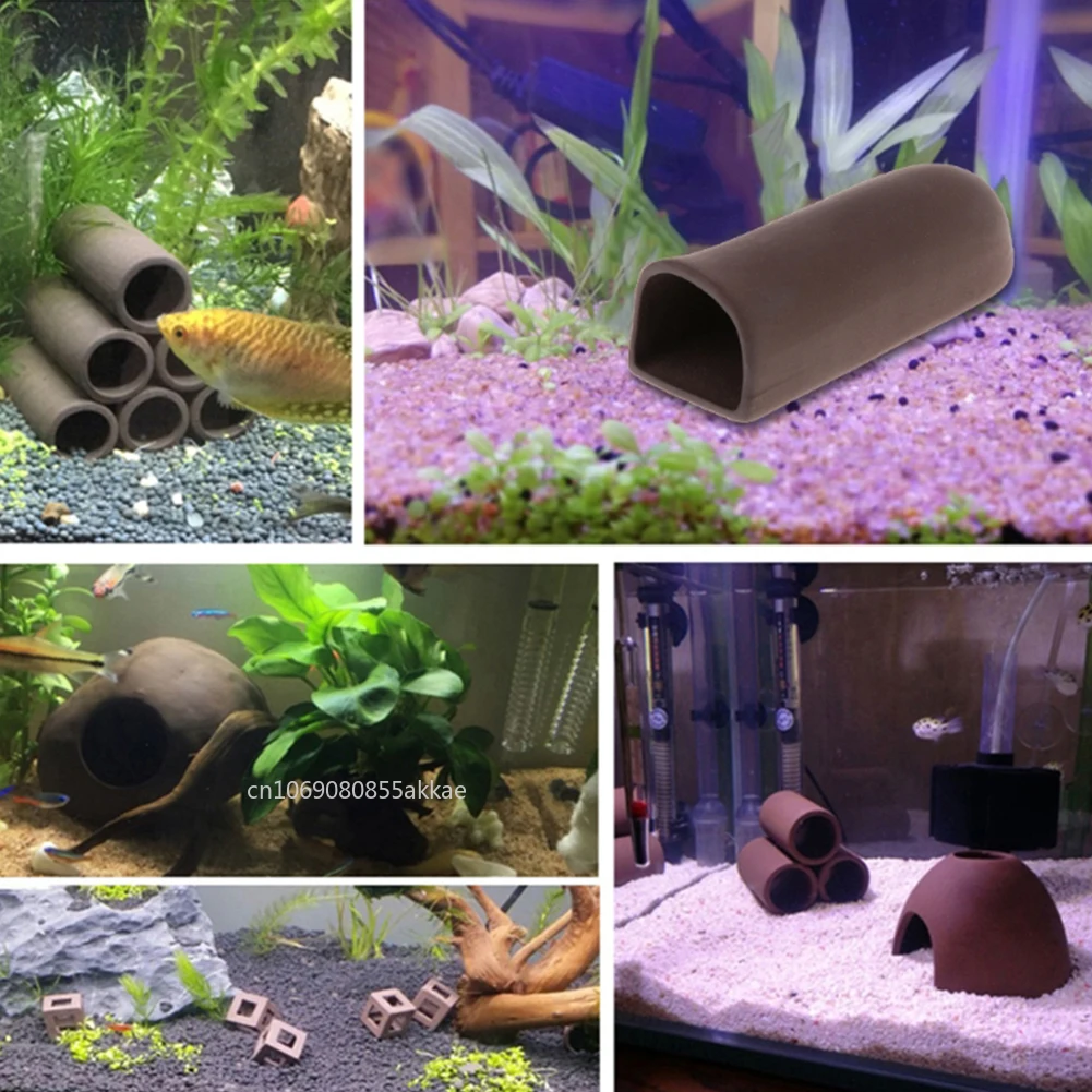 1pc Fish Tank Cave Aquarium Ac - Hide Cave Ceramic recension och pris