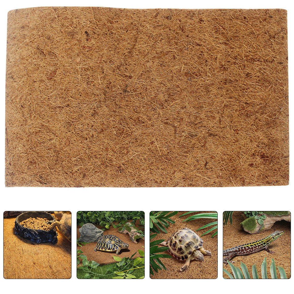 Reptile Terrarium Carpet Natur - Substrate Coconut Fiber recension och pris
